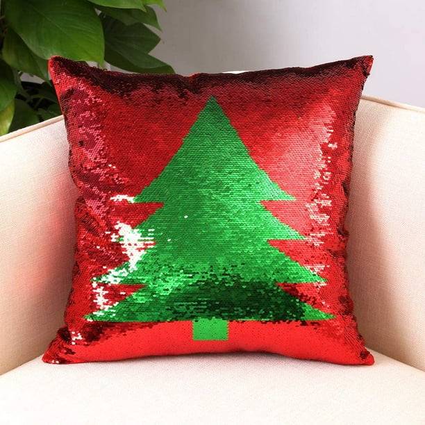 Orange hot sale sequin pillow