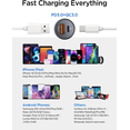 thumbnail image 6 of Car Charger Fast Charging [Mini&Metal], Fast USB Car Charger Adapter PD30W&QC3.0 Compatible with iPhone 14 Pro Max Plus 13 12 11 Samsung S22/21/20 Note20/10 Pixel, 6 of 6