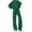 Green, variant on Casual Autumn Winter Cardigan Sports Women's Fashion Street Style Long Sleeve Jacket and Pants Two-Piece Set