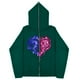 thumbnail image 5 of Sudaderas informales con estampado de calavera Y2k para hombre y mujer, sudaderas con capucha góticas para parejas, sudadera con cremallera de talla grande Harajuku Y2k, 5 of 5