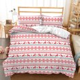thumbnail image 1 of HiMONE Quilt Sets Printed Coverlet Set 3 Pieces Christmas Premium Bedspread Lightweight Comforter With 2 Pillowcases Ultra Soft Breathable Style L Queen, 1 of 1