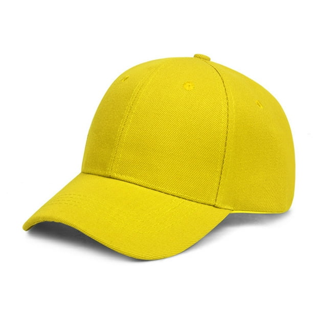 Gorra de béisbol de algodón de color claro para hombre y mujer, gorra de lona