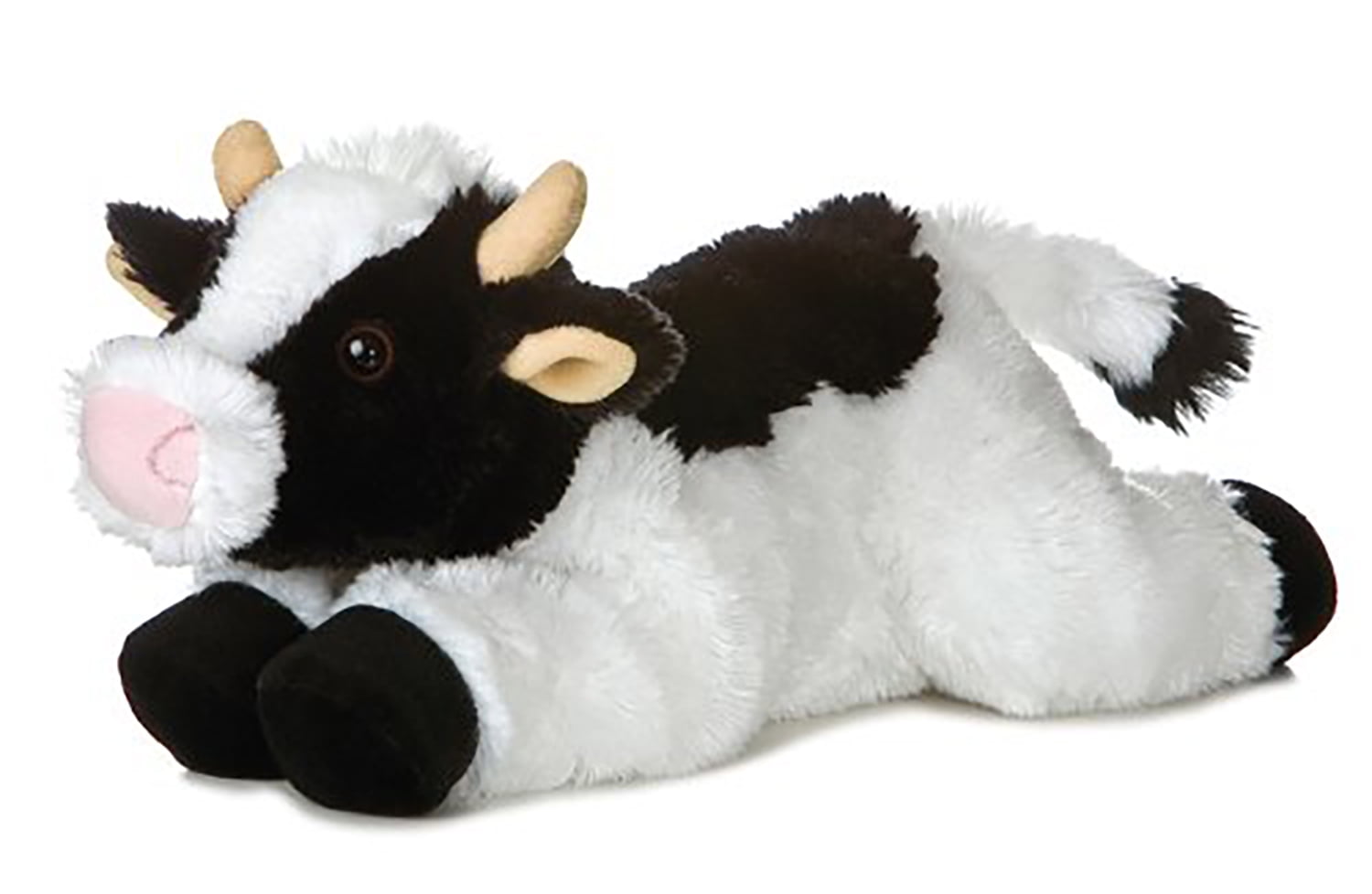 black and white cow teddy