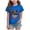 Blue, variant on Toddler Girl Clothes Girls Daily Wear Top Girls Short Sleeve T-Shirts Kids Summer Crewneck Curve Hem Tunic Tops Soft Tees Pink,3-4 Years