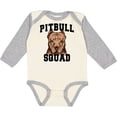 thumbnail image 3 of Inktastic Dog Pitbull Squad Boys or Girls Long Sleeve Baby Bodysuit, 3 of 5
