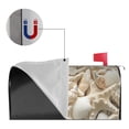 thumbnail image 5 of Gaeub Starfish and Sea Shells Waterproof and Sunproof Mailbox Protective Cover Magnetic Mailbox Protrective Cover for Outdoor Home Garden Decor - 25.5x21 in, 5 of 9