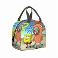 thumbnail image 1 of Insulated Lunch Bag Cartoon Anime Design Portable Large Capacity for Students Picnic, 1 of 5