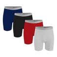 thumbnail image 1 of Bóxer Hanes Red Label para Niño, Brief 4 Piezas Multicolor Talla M, 1 of 4