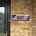 thumbnail image 5 of American Flag Wooden House Number Sign by G. DeBrekht | American Patriotic Decor - MA85099-2, 5 of 7