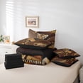 thumbnail image 6 of Feelyou 3D Cute Tiger Bedding Comforter Set 7pcs, Fashion Leopard Print Full Bedding Set, 6 of 8