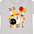thumbnail image 4 of Inktastic Cute Bowling Pin 4th Birthday Boys or Girls Toddler T-Shirt, 4 of 5