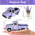 thumbnail image 3 of Fankiway Lavender Home Decor Metal Truck with Faux Lavender Bouquet Vintage Pickup Truck Decor Desktop Layered Tray Decor Mini Truck Decoration Spring Decor, Home & Kitchen Product, 3 of 6