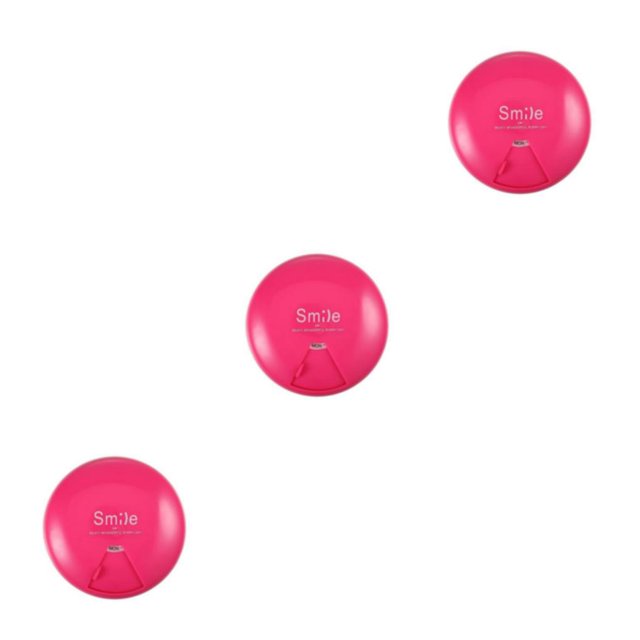 serony Large Organizer Pill Case For Weekly Pills Dispenser Safety And Sturdy Box Portable Size rose red 3Set