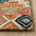 thumbnail image 3 of SAFAVIEH Aspen Dulcibella Geometric Wool Area Rug, Orange/Fuchsia, 8' x 10', 3 of 7