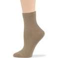 thumbnail image 6 of 7BIGSTARS KINGDOM Women's Cotton Diabetic Quarter Non-Binding Loose Fit - 4 Pack Medium-Extra Wide - Sock Size 9-11 Shoe Size 5-9 M Light Beige, Beige, Brown, Dark Brown…, 6 of 10