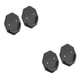 thumbnail image 4 of Advancent 2 Pieces Shower Curtain Rod Holder Screw Retainer No Hanging Self-adhesive Drilling Hexagonal Bracket Fixation for Bathroom 8x8cm 2Conjunto, 4 of 6