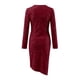 thumbnail image 5 of Moda mujer Sexy Casual nalgas cuello en V sólido largo Leeve Mini vestido Fridja NMB5080, 5 of 5
