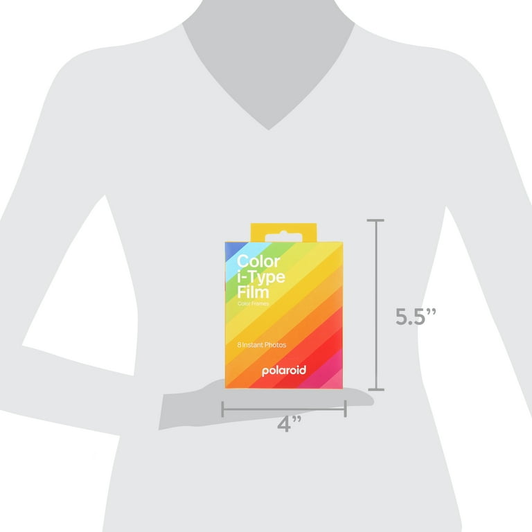 Polaroid Color Film for I-Type, Color Frames Edition, 8 Block