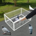 thumbnail image 3 of Pigeon Trap with Escape-Proof Design, Iron Bird Trap with One-Way Entry and Skyligh, 4 Doors 0.79 Spacing for 15 Pigeon, 23.62'' x 15.75'' x 10.24'', 3 of 13
