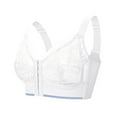 thumbnail image 1 of Eashery Women's Sports Bra Soild Color Low Impact Comfy Women Bra White 34 75C, 1 of 4