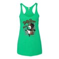 thumbnail image 2 of Wild Bobby Biker Betty Boop Wild One MC Motorcycle Betty Boop Tri-Blend Racerback Tank Top, Envy, Medium, 2 of 5
