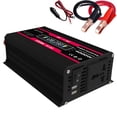 thumbnail image 1 of 4000W Peak Power Modified Sine Inverter Display 300W Rated Power Inverter DC to AC Converter High Frequency Car Power Inverter with 2 USB Port AC Socket, 1 of 7