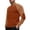 Coffee, variant on fatyb Men's Corduroy Tops Stand Collar with 1/4 Button Casual Pullover Long Sleeve T-Shirts for Men
