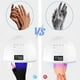 thumbnail image 3 of Nail Art UV Gloves, Breathable Fingerless Manicures UV Lamp Gloves Black Prevent Darkening for Home Use, 3 of 5