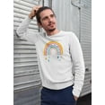 thumbnail image 2 of Simple Message Collection C. Sweatshirt Men -Victoria Barnes Designs, Male 3X-Large, 2 of 4