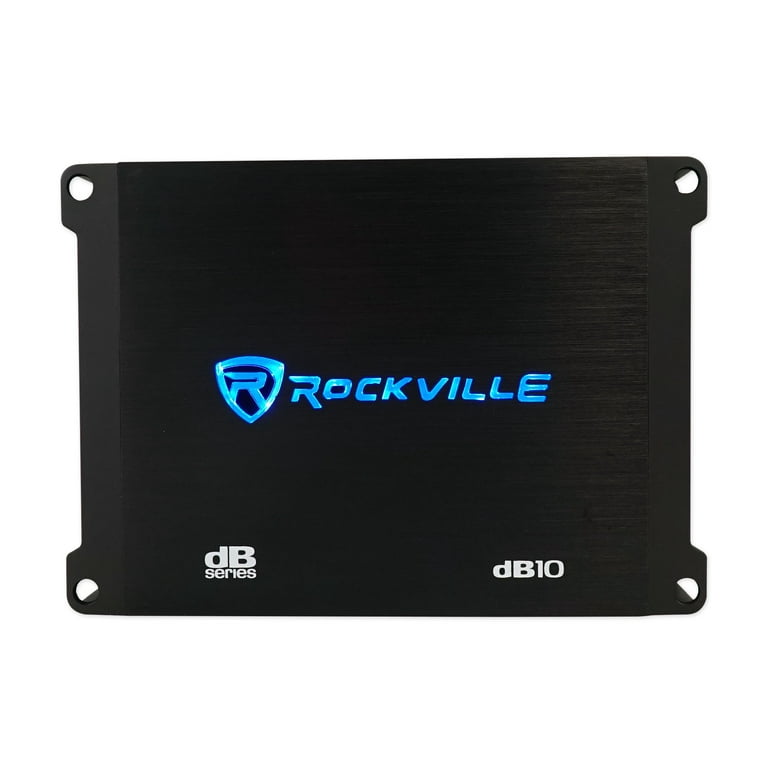 Rockville DB10 800w Peak Mono Car Audio Amplifier 200 Watt, 53 OFF