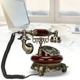 thumbnail image 4 of Retro Telephone, Antique Multiple Usage Retro Corded Phone Clear Classic  For  Decor, 4 of 8