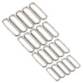 thumbnail image 1 of 20 Piezas Hebilla de Banda de Reloj de Acero Inoxidable 18 mm para Correa de Nylon Sunnimix Reloj Anillos de retención de hebilla, 1 of 5