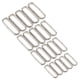 thumbnail image 1 of 20 Piezas Hebilla de Banda de Reloj de Acero Inoxidable 18 mm para Correa de Nylon Sunnimix Reloj Anillos de retención de hebilla, 1 of 5