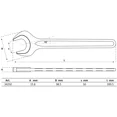 thumbnail image 2 of Llave fija BGS 34250 50 MM DIN 894, 2 of 2