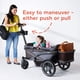 thumbnail image 2 of Gladly Family Anthem4 Quad All-Terrain Wagon Stroller, Graphite Special Edition, 2 of 5