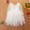 White, variant on Toddler Girls Princess Dress, Mesh Long Sleeve Cotton Solid Color Dresses for Party Pink Size 2 T