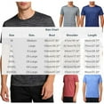 thumbnail image 3 of Tdoqot Mens Athletic T Shirts- Short Sleeve Casual Summer Quick-Dry Gym Workout Tops Dark Gray Size 3XL, 3 of 5