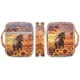 thumbnail image 2 of Yuyamidu Horse Bible Cover Case for Women Sunflowers Bible Cover Bag Quilted Bible Carrying Case Study Supplies Accessories Christian Gifts for Women, 2 of 8