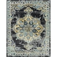 thumbnail image 2 of Bliss Rugs Traditional Medallion Area Rug, Floral Indoor Rugs for Living Room, Dining Room, Bedroom | Gray, 5' x 8' (5'3''x7'3''), 2 of 7