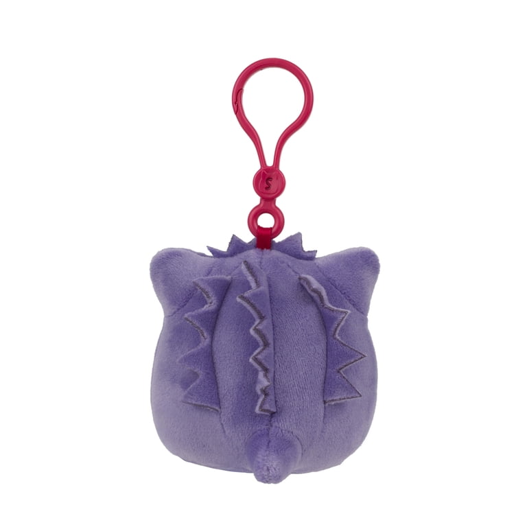 Pok√©mon Squishmallow Clip-On Plush 3.5-inch Gengar, Official