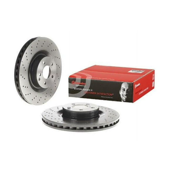 Brembo 09.A817.11 BRAKE ROTORS Fits select: 2007-2008,2010-2013 MERCEDES-BENZ S 550