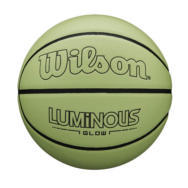 Baloncesto Wilson Luminous Glow, tamaño 7 (29,5 cm), color verde