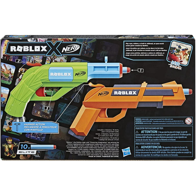 NERF Nerf ROBLOX JAILBRE - Dart Blaster x2 - multi - Private Sport