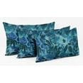 thumbnail image 3 of Vargottam Lumbar Pillow Cover - Decorative Pillow Covers 24x12 Inches, Printed Teal Blue Theme Pillowcase, Decorative Lumbar Cushion Covers, 3 of 4