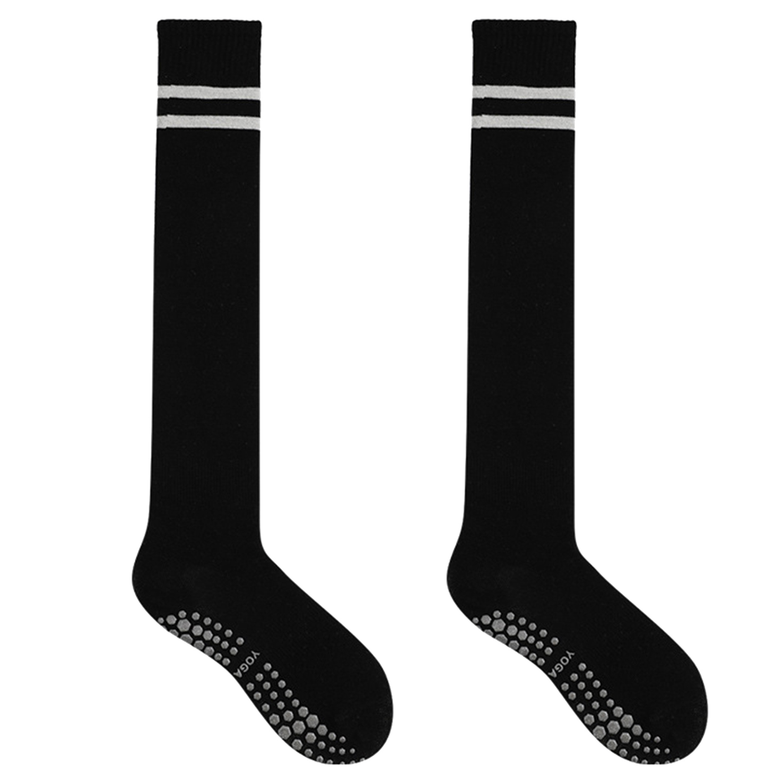 Boc 1 Pair Winter Pilates Socks Nonslip Cozy Great Friction Elastic