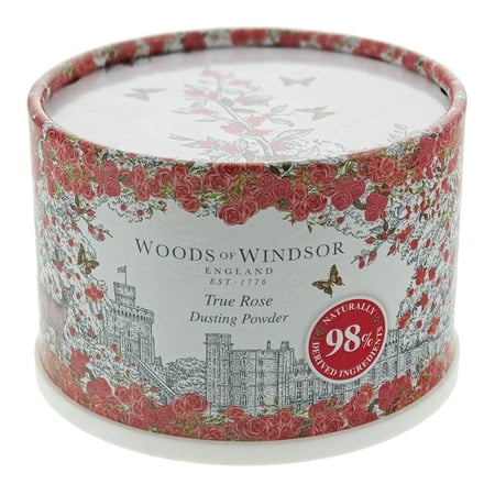 Woods of Windsor  True Rose  Dusting Powder  3.5 oz