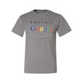 thumbnail image 2 of I Don't Need Google My Son Knows Everything Men's Graphic T-Shirt, Heather Grey, 2XL, 2 of 3