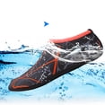 thumbnail image 4 of Calcetines De Playa, Zapatos De Buceo, Calcetines De Snorkel, Zapatos De Coral, Zapatos Estampados Zapatos Para Deportes Acuáticos,Gris,S, 4 of 5