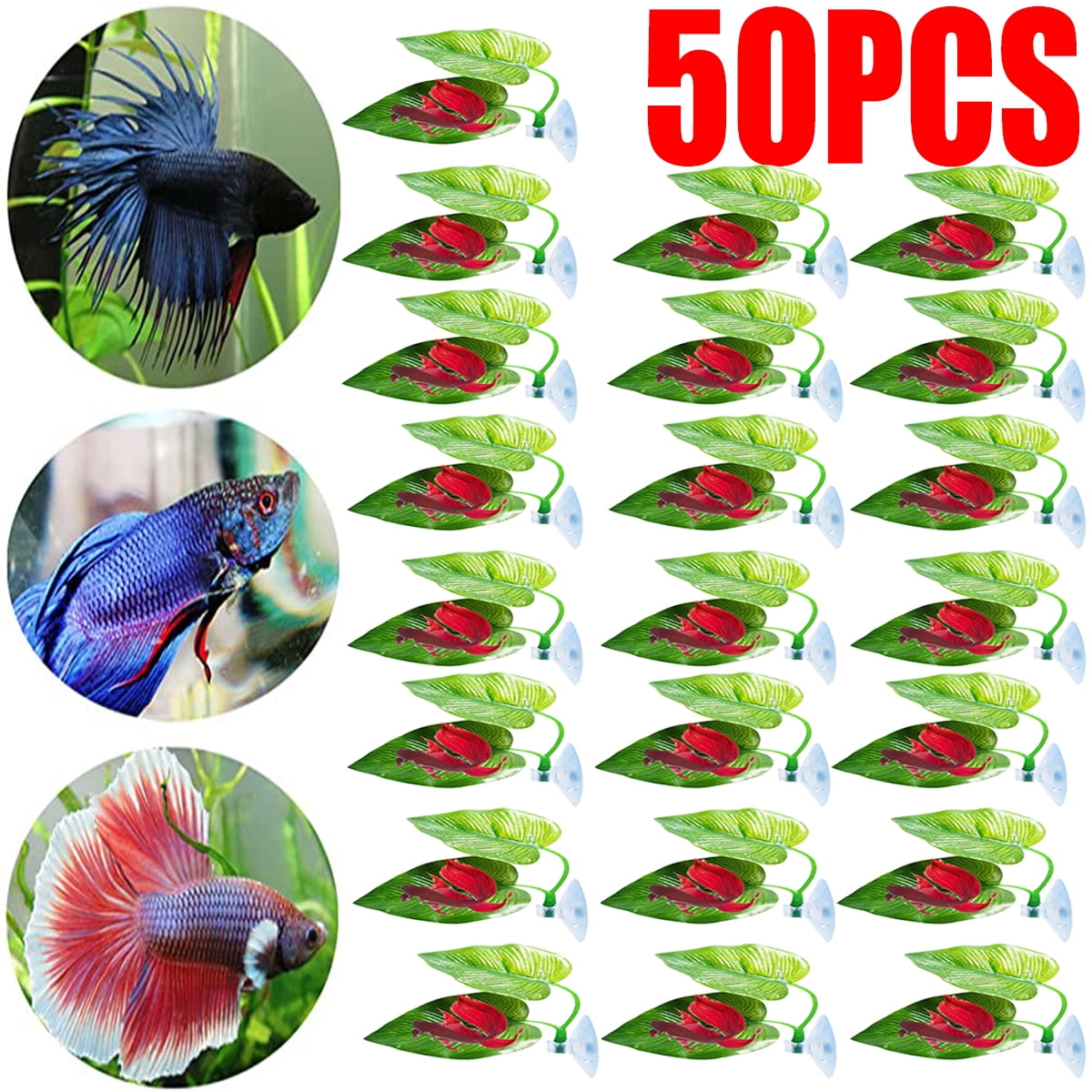 Betta Fish Leaf Pad Hammock Aquarium Decoration Cichlid Fish Tank