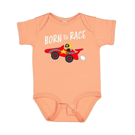 

Inktastic Born to Race- Red Race Car Gift Baby Boy or Baby Girl Bodysuit